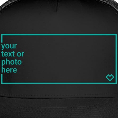 Custom Spreadshirt Trucker Hat Add Your Own Text or Image | Personalized Caps for Men and Women | Custom Hats Design You