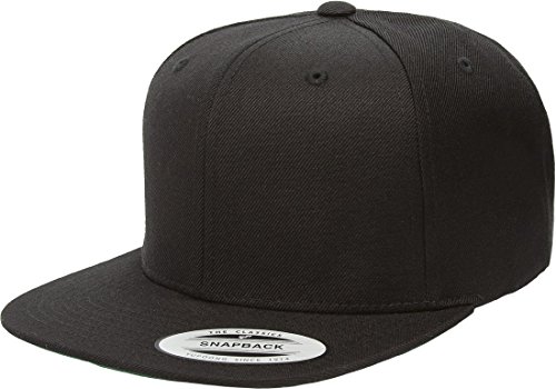 Yupoong 6089M Classic Snapback Hat - Embroidered Black for Custom Logo
| Yupoong 6089M Custom Embroidered Snapback Hat