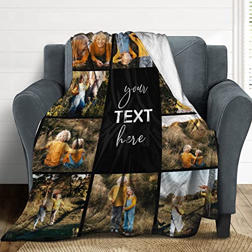 D-Story Personalized Blanket with Photos for Adults and Kids, Birthday and Christmas Gift, 10 Photos, 5 Sizes  
D-Story