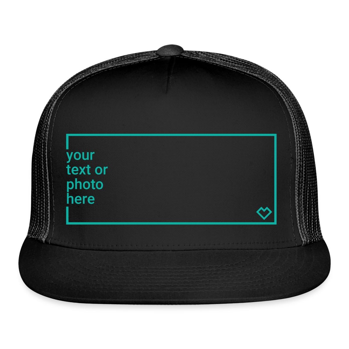 Custom Spreadshirt Trucker Hat Add Your Own Text or Image | Personalized Caps for Men and Women | Custom Hats Design You